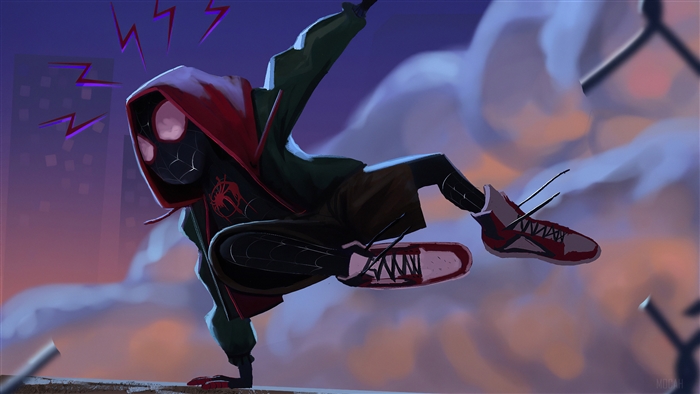 Miles Morales from Spider-Verse 4K