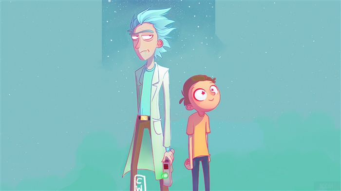 Rick and Morty 4K Art