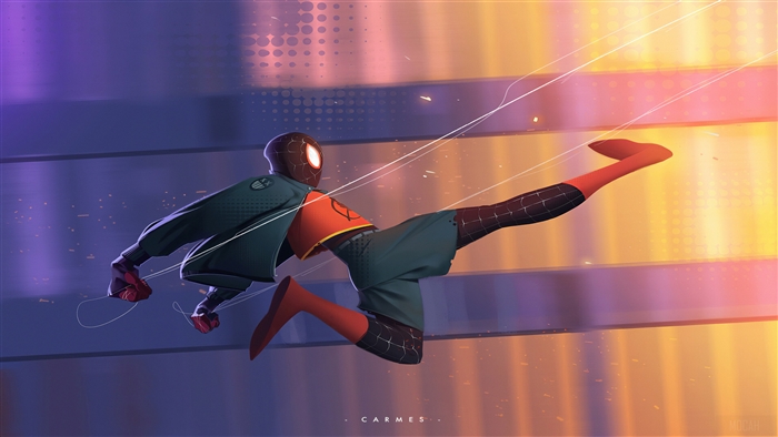 Spider-Man from Marvel Comic Art 4K