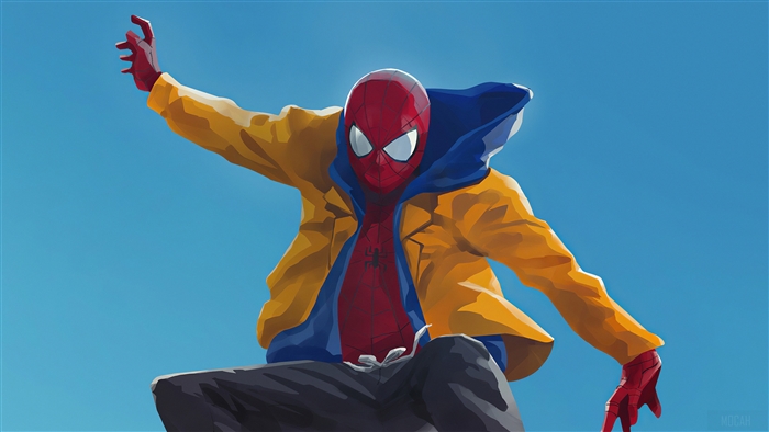 Spider-Man in Yellow Jacket 4K