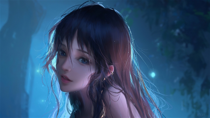 Pretty Blue Eye Girl