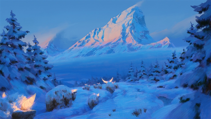 Thomas Stoop Winter Landscape 4K