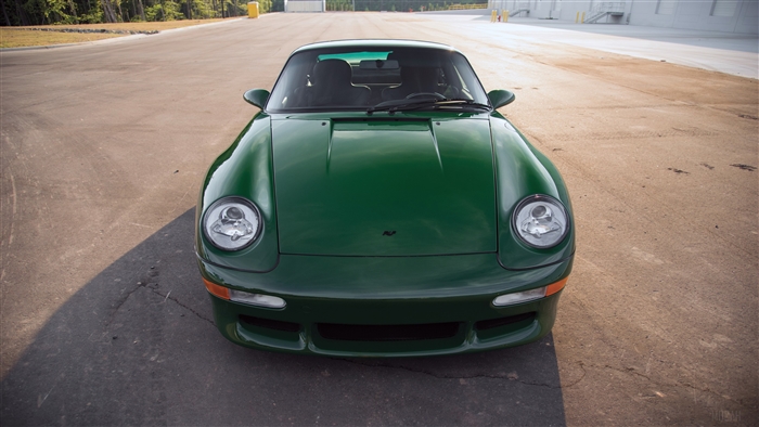 Green Porsche Ruf R Turbo