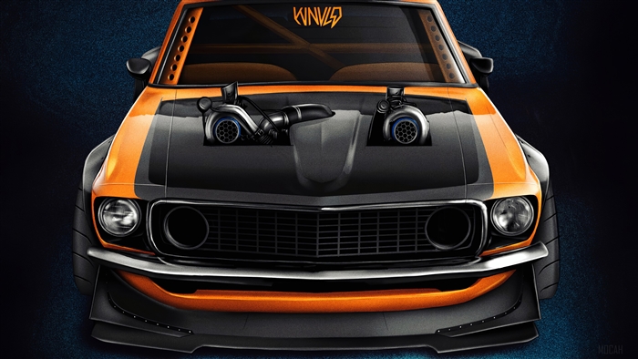 1969 Ford Mustang Twin Turbo 4K