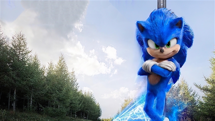 Sonic the Hedgehog from Sonic the Hedgehog 2020 4K