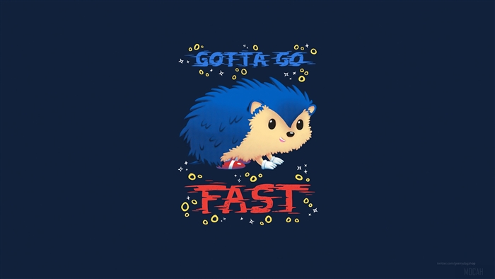 Sonic The Hedgehog Minimal Art