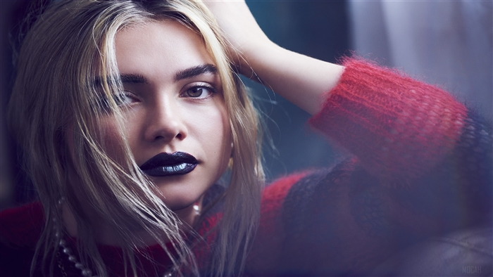 Florence Pugh Close-Up Portrait 4K