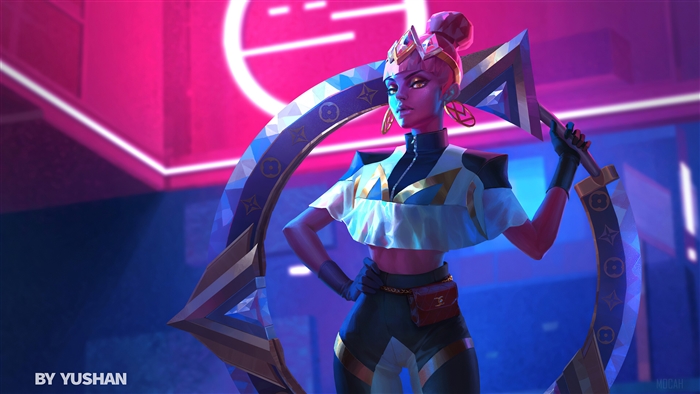 Qiyana from League of Legends 4K