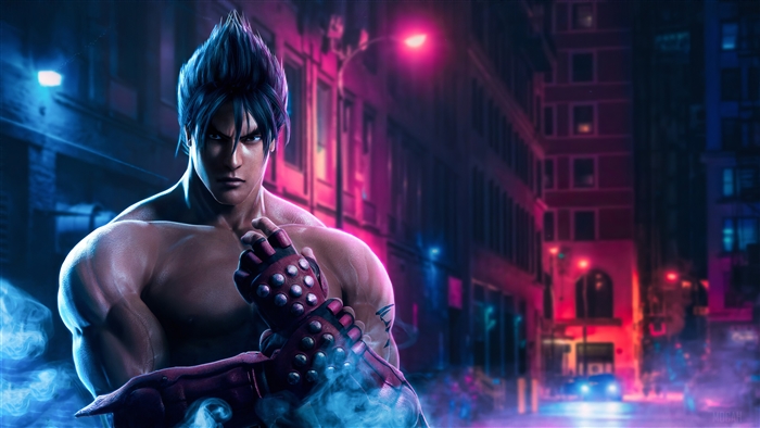 Tekken 7 Jin Kazama Intense Night Scene 4K