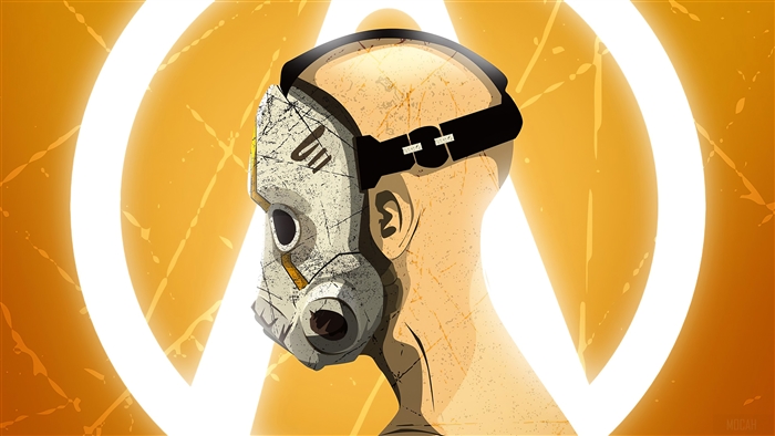 Masked character from Borderlands 3 4K