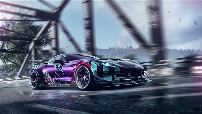 Chevrolet Corvette C7 from Need For Speed Heat 4K