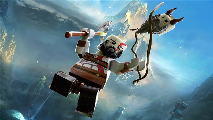 Lego Kratos from God of War in 4K