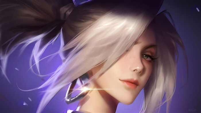 Akali from League of Legends 4K Art