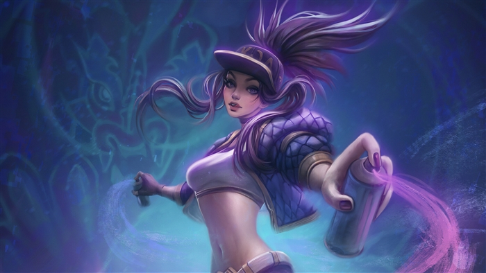 KDA Akali from League of Legends 4K
