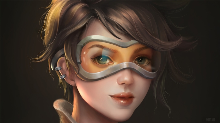 Tracer from Overwatch Art 4K