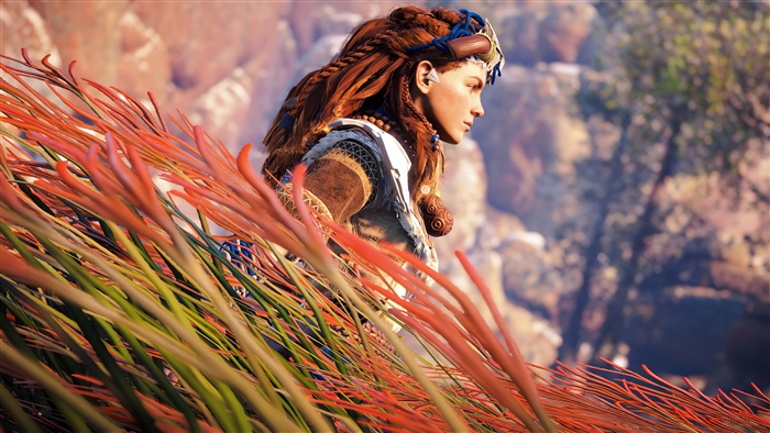 Aloy from Horizon Zero Dawn in 4K