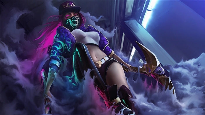 Akali from League of Legends KDA 4K