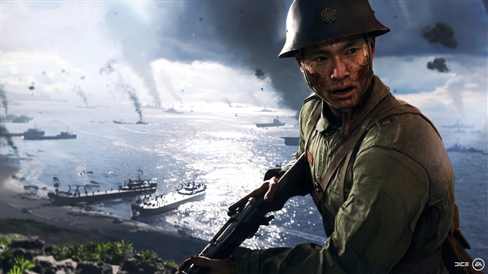 Soldier in Battlefield V 4K