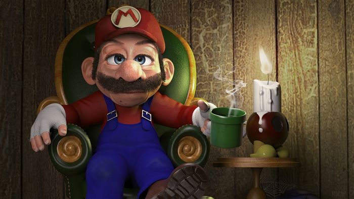 Retired Super Mario