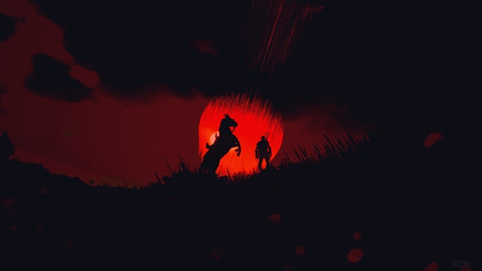 Geralt and Roach from The Witcher 3 Wild Hunt 4K