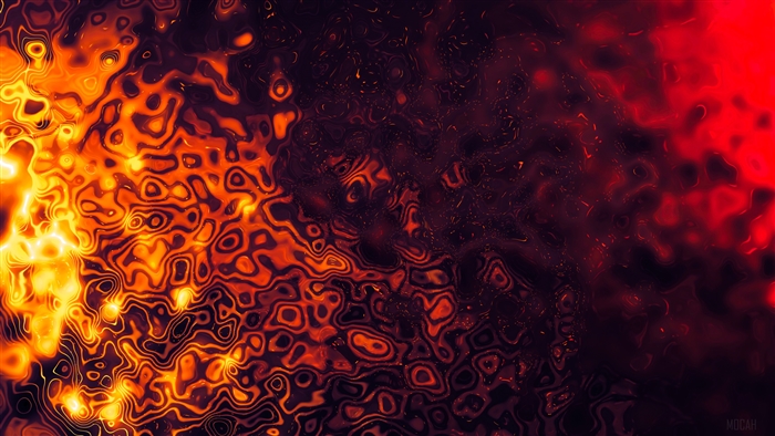 Burning Colors Abstract 4K