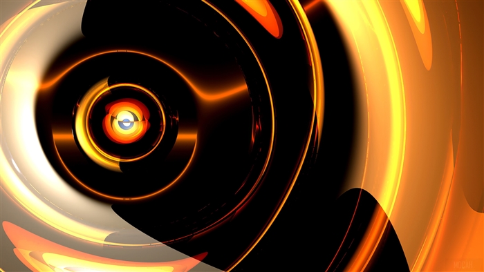 Abstract Golden Spiral Composition 4K