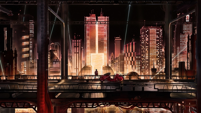 Anime City Scape