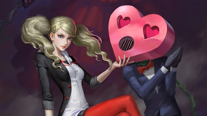 Ann Takamaki with a Heart Persona from Persona 5 4K