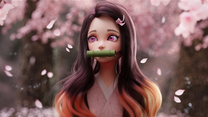 Nezuko Kamado from Demon Slayer 4K