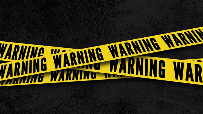 Warning tape 4K