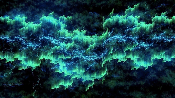 Aurora Borealis Lightning 4K