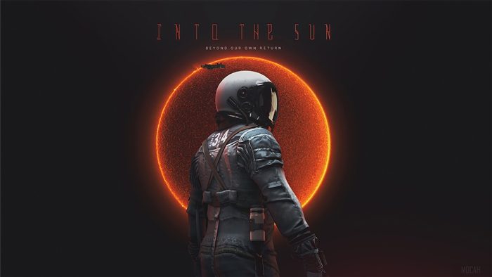 Astronaut Into The Sun