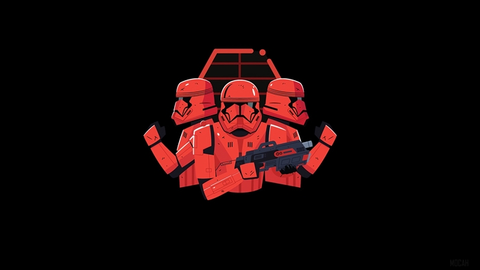 Star Wars First Order Stormtroopers Minimal 4K