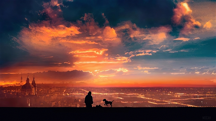 My Close Friend at Sunset 4K