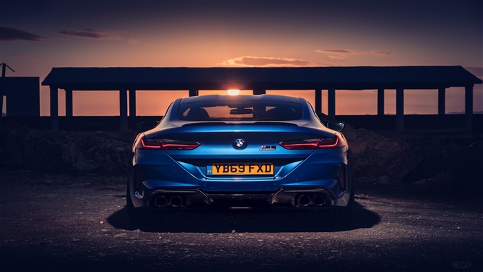 2020 BMW M8 Competition Rear View