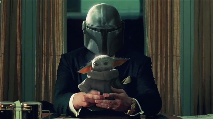 The Mandalorian and Grogu from Star Wars 4K