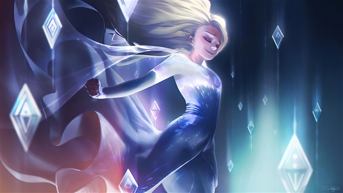 Elsa from Frozen in 4K