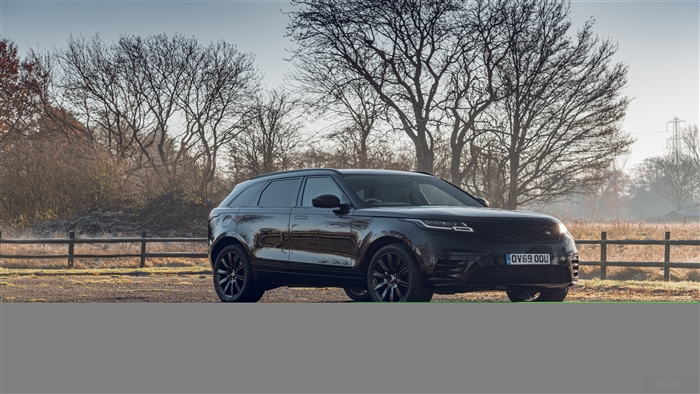 Black Range Rover Velar parked outdoors