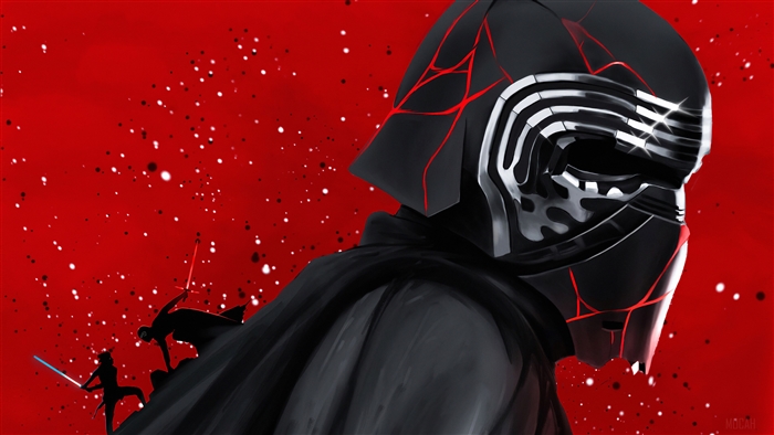 Kylo Ren from Star Wars The Rise Of Skywalker Art 4K