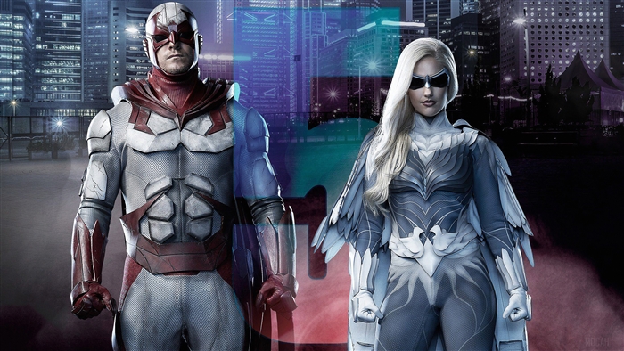 Hank Hall and Dawn Granger from Titans 4K