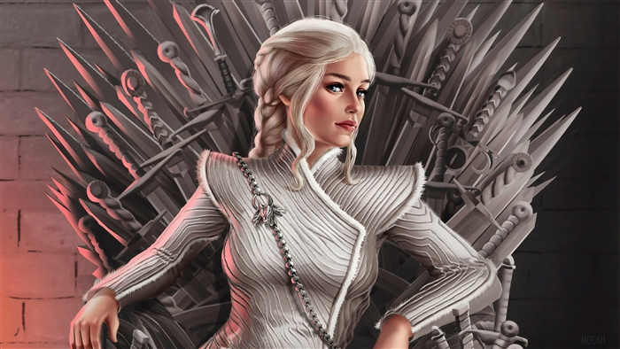 Daenerys Targaryen from Game of Thrones Fan Art 4K