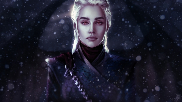 Daenerys Targaryen from Game of Thrones 4K Art