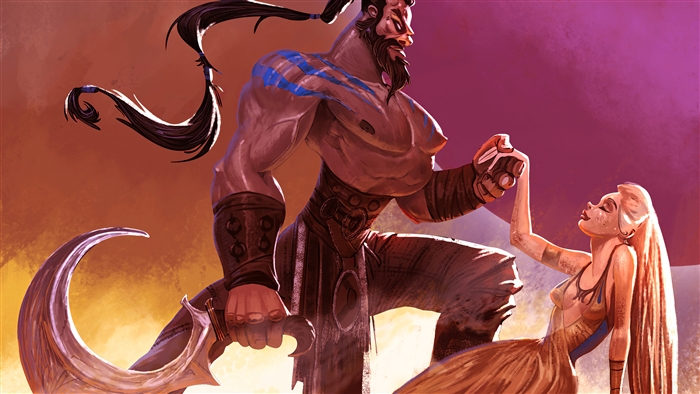 Drogo And Daenerys Cartoon Art