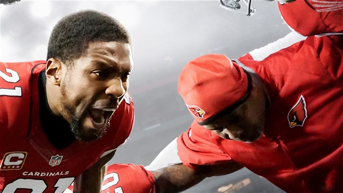 Arizona Cardinals players in uniform