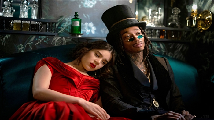 Hailee Steinfeld and Wiz Khalifa in Dickinson 4K