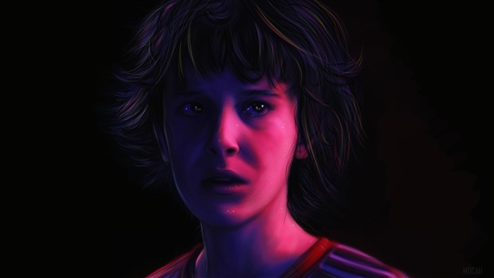 Eleven from Stranger Things Fan Art 4K