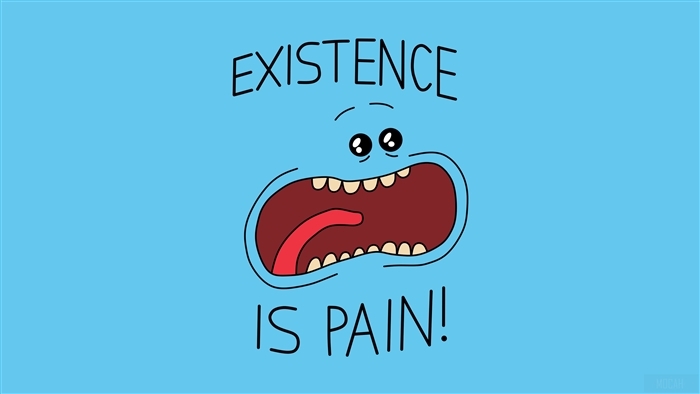 Mr. Meeseeks from Rick and Morty Existence is Pain 4K