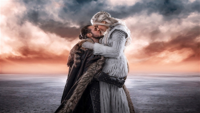 Jon Snow and Daenerys Targaryen Cosplay 4K