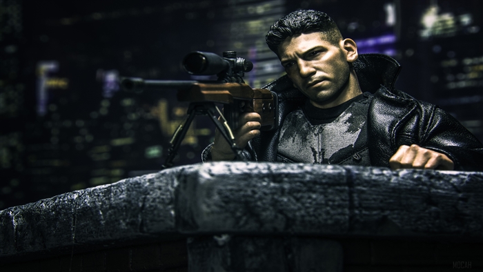 The Punisher with Sniper Rifle 4K