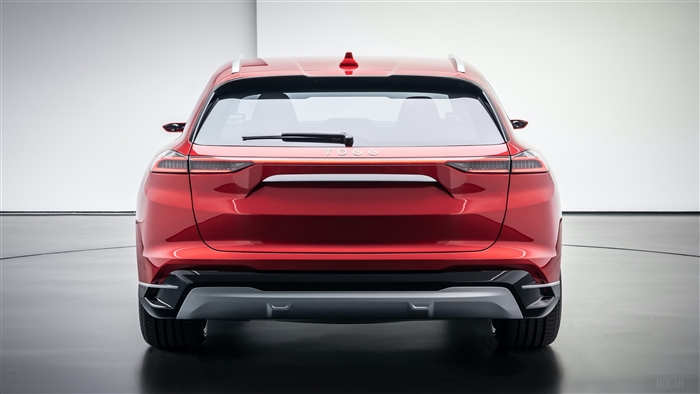 Red Togg Electric SUV 4x4 400 Hp Rear 4K